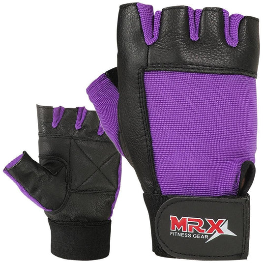 MRX - Women's Weightlifting Gloves Gym Workout Training Glove Purple