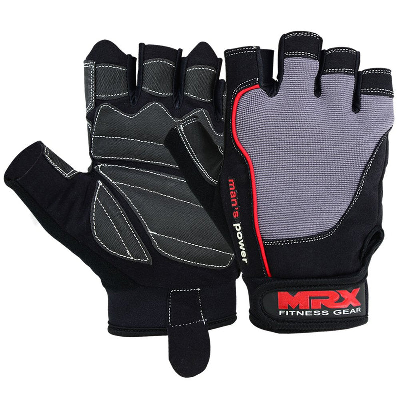 Load image into Gallery viewer, MRX - Weight Lifting Amara Leather Gloves Gym Workout Men Women

