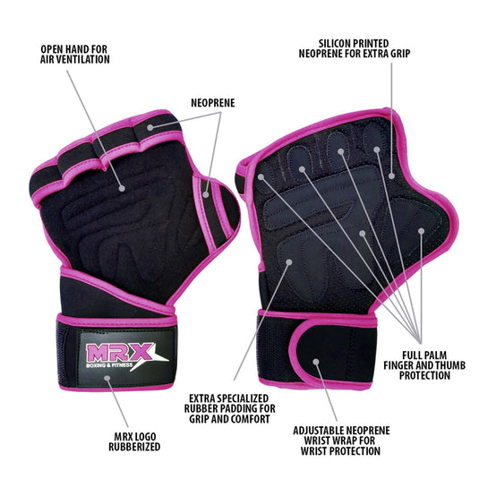 MRX - Weight Lifting Gloves Gym Glove for Training Bodybuilding Workout
