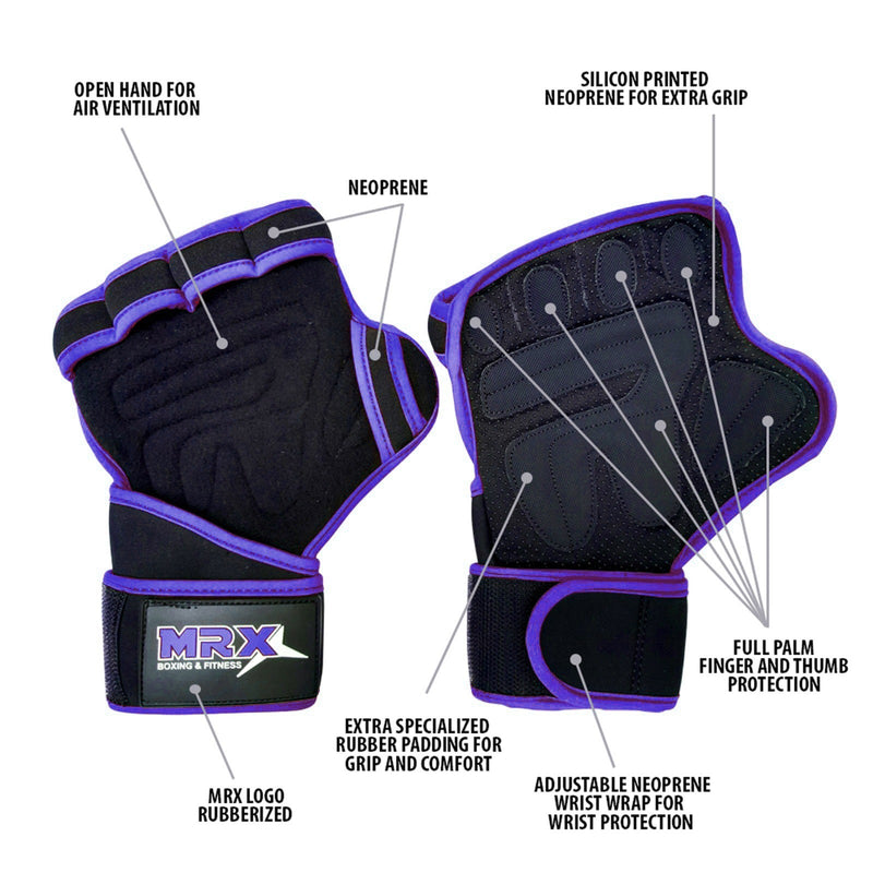 Load image into Gallery viewer, MRX - Weight Lifting Gloves Gym Glove for Training Bodybuilding Workout
