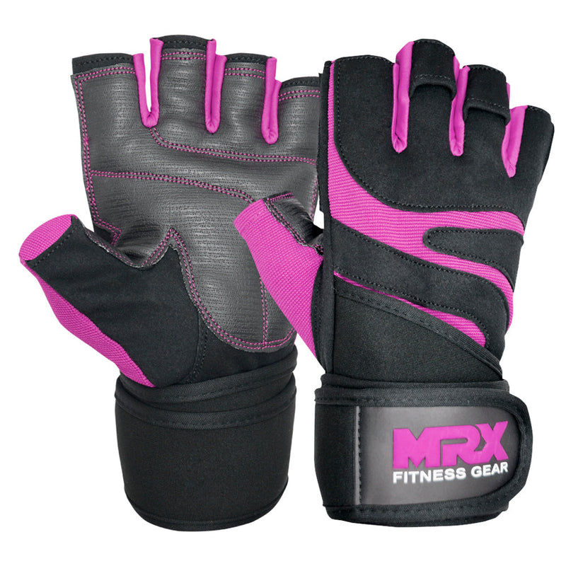 Load image into Gallery viewer, MRX - Weight Lifting Gloves Gym Workout Training Bodybuilding Wrist Strap
