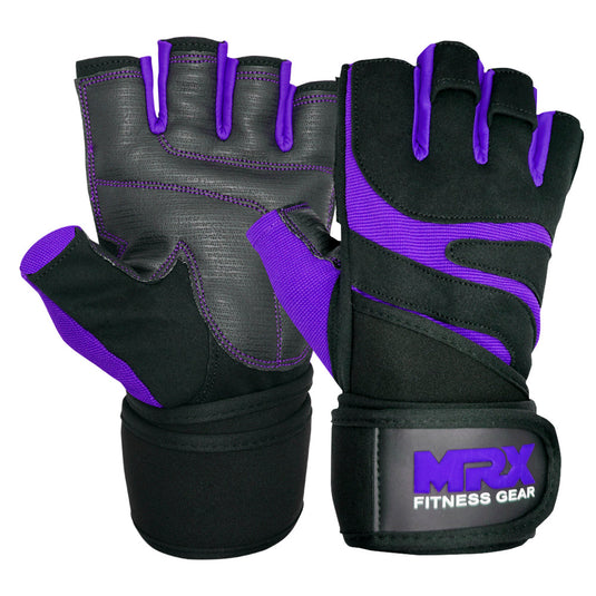MRX - Weight Lifting Gloves Gym Workout Training Bodybuilding Wrist Strap