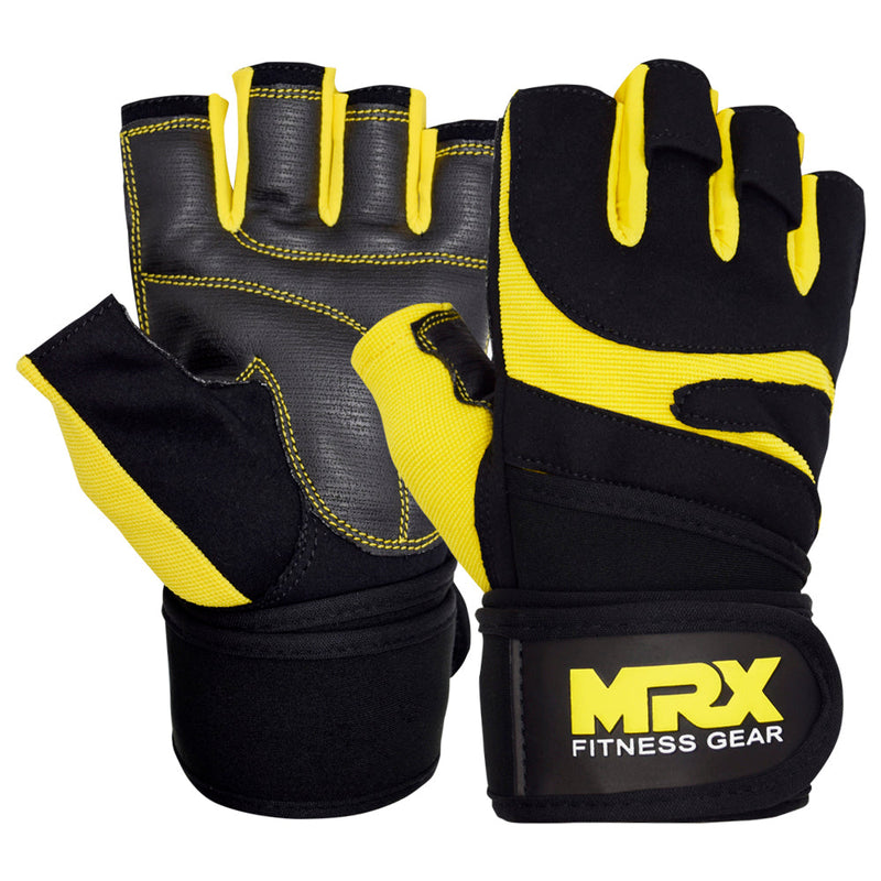 Load image into Gallery viewer, MRX - Weight Lifting Gloves Gym Workout Training Bodybuilding Wrist Strap
