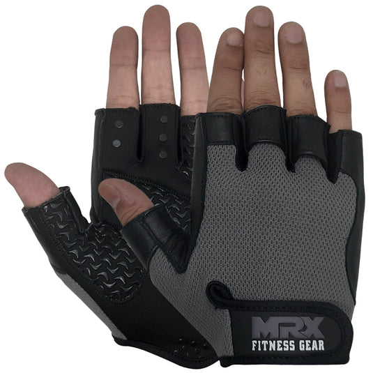 MRX - Weightlifting Gloves Grip Palm Half Finger Exercise Training Workout