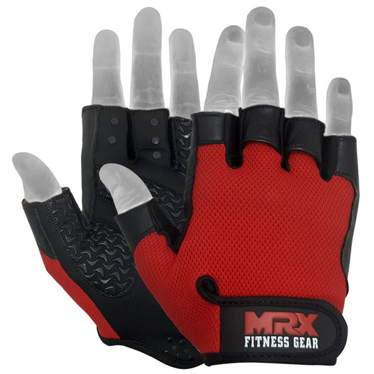 MRX - Weightlifting Gloves Grip Palm Half Finger Exercise Training Workout
