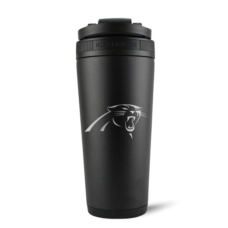 Load image into Gallery viewer, Ice Shaker - Officially Licensed Carolina Panthers 26oz Ice Shaker
