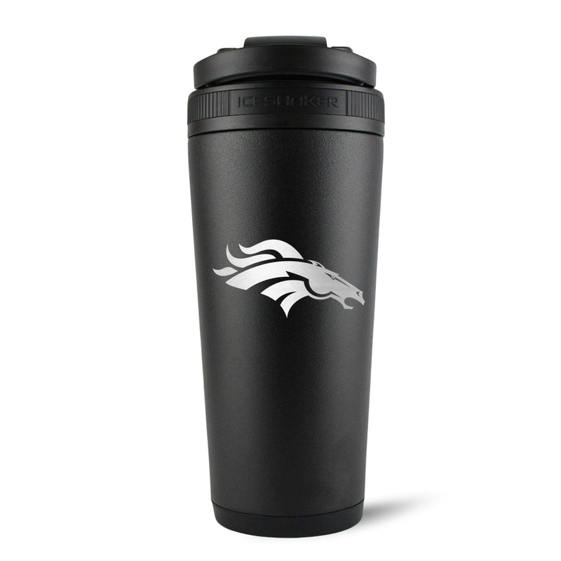 Load image into Gallery viewer, Ice Shaker - Officially Licensed Denver Broncos 26oz Ice Shaker
