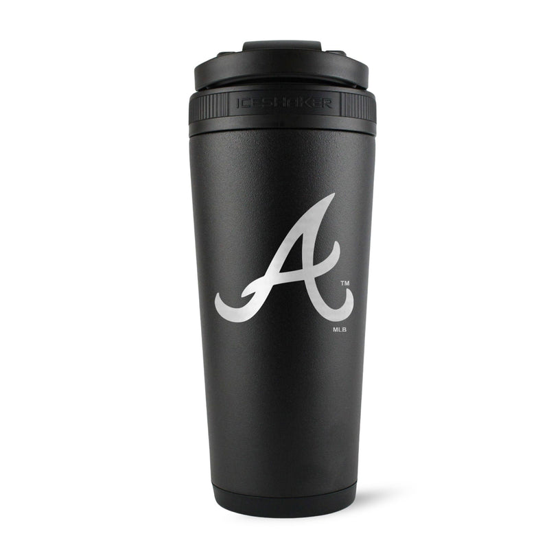 Load image into Gallery viewer, Ice Shaker - Officially Licensed Atlanta Braves 26oz Ice Shaker
