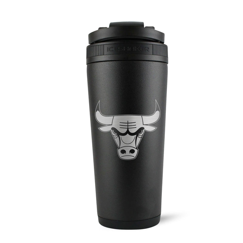 Load image into Gallery viewer, Ice Shaker - Officially Licensed Chicago Bulls 26oz Ice Shaker - Black
