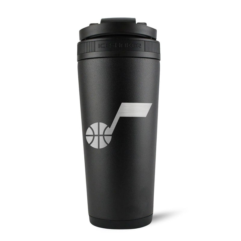 Load image into Gallery viewer, Ice Shaker - Officially Licensed Utah Jazz 26oz Ice Shaker - Black
