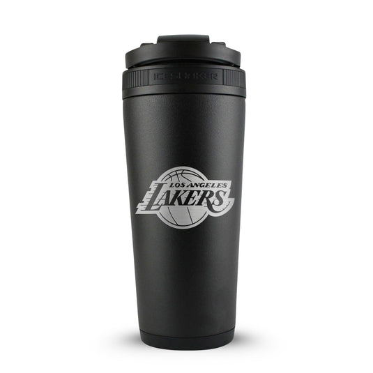 Ice Shaker - Officially Licensed Los Angeles Lakers 26oz Ice Shaker - Black