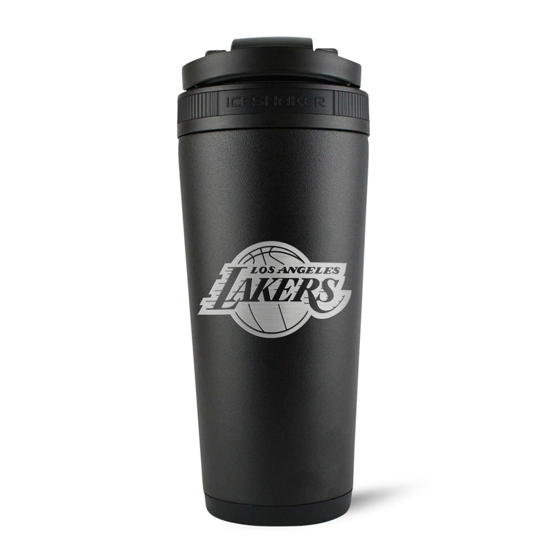 Load image into Gallery viewer, Ice Shaker - Officially Licensed Los Angeles Lakers 26oz Ice Shaker - Black
