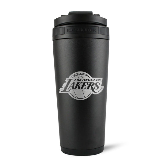 Ice Shaker - Officially Licensed Los Angeles Lakers 26oz Ice Shaker - Black