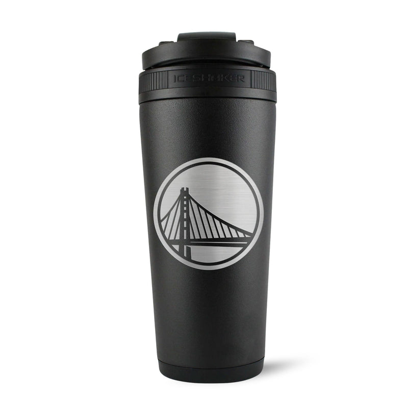 Load image into Gallery viewer, Ice Shaker - Officially Licensed Golden State Warriors 26oz Ice Shaker - Black

