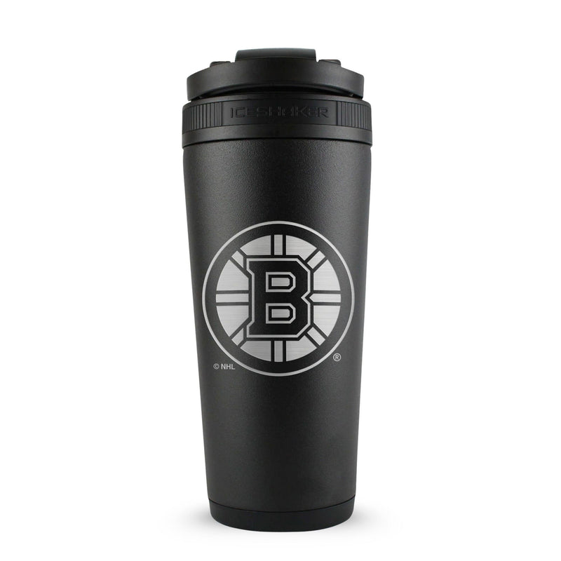 Load image into Gallery viewer, Ice Shaker - Officially Licensed Boston Bruins 26oz Ice Shaker - Black
