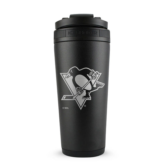 Ice Shaker - Officially Licensed Pittsburgh Penguins 26oz Ice Shaker - Black
