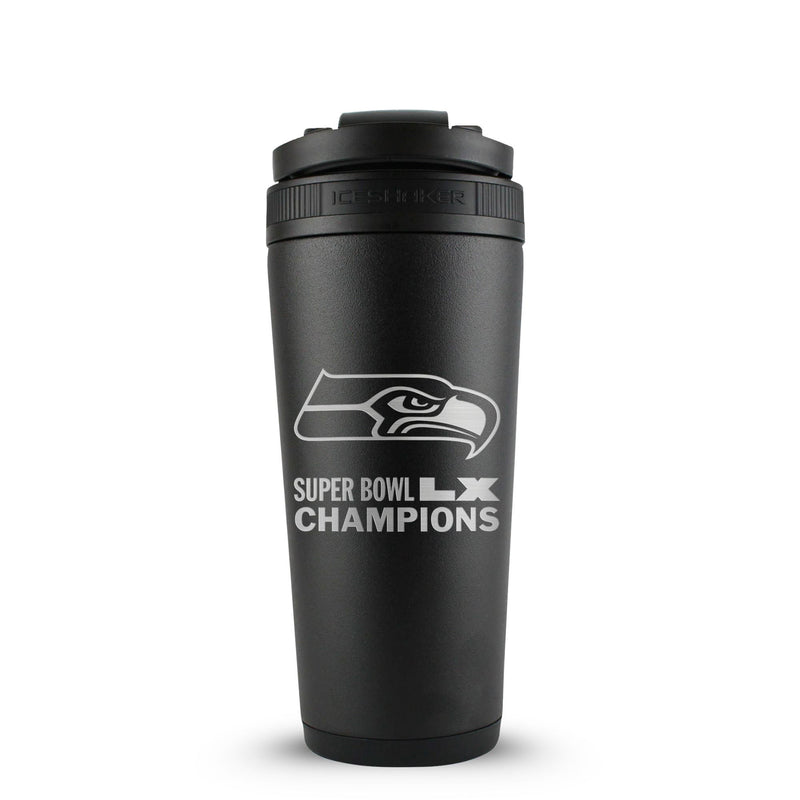 Load image into Gallery viewer, Ice Shaker - Seattle Seahawks Super Bowl LX Champions 26oz Ice Shaker
