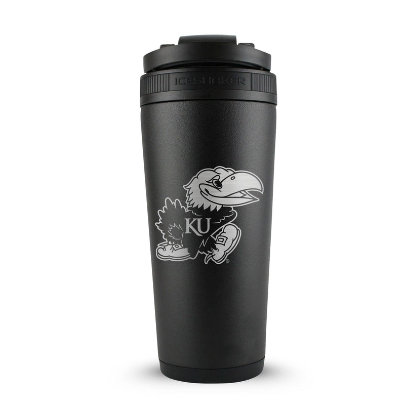 Load image into Gallery viewer, Ice Shaker - Officially Licensed University of Kansas 26oz Ice Shaker
