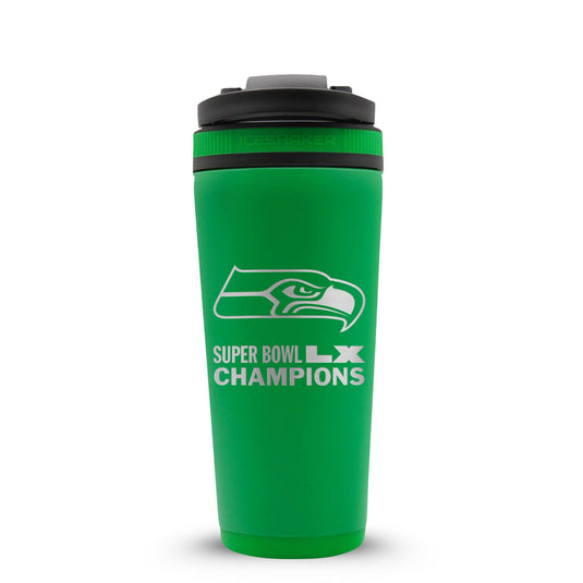Ice Shaker - Seattle Seahawks Super Bowl LX Champions 26oz Ice Shaker