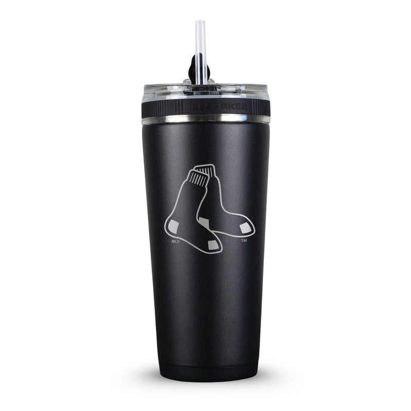 Load image into Gallery viewer, Ice Shaker - Officially Licensed Boston Red Sox 26oz Flex Bottle
