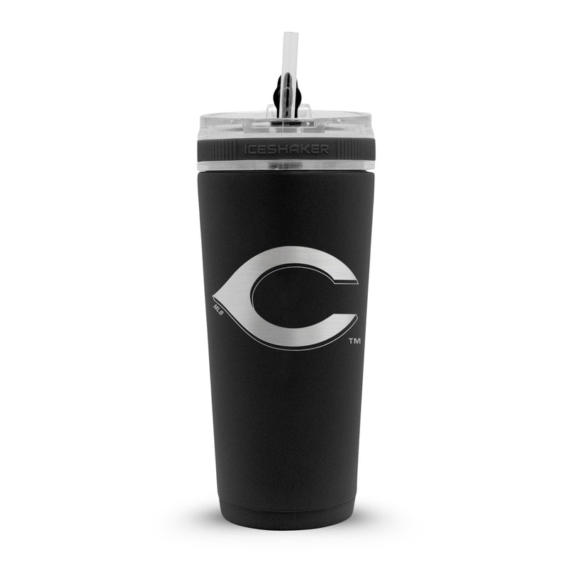 Load image into Gallery viewer, Ice Shaker - Officially Licensed Cincinnati Reds 26oz Flex Bottle
