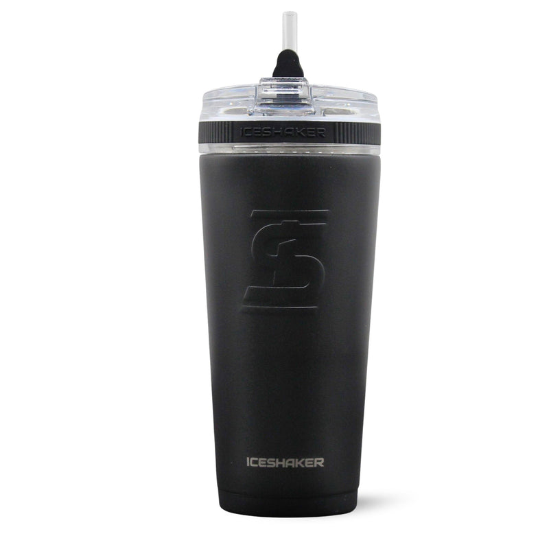 Load image into Gallery viewer, Ice Shaker - Officially Licensed Pittsburgh Pirates 26oz Flex Bottle - Black
