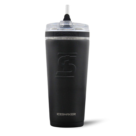 Ice Shaker - Officially Licensed Pittsburgh Steelers 26oz Flex Bottle - Black