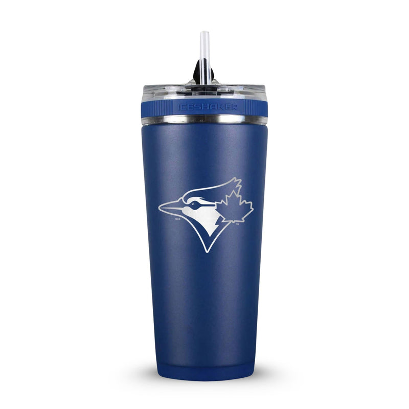 Load image into Gallery viewer, Ice Shaker - Officially Licensed Toronto Blue Jays 26oz Flex Bottle
