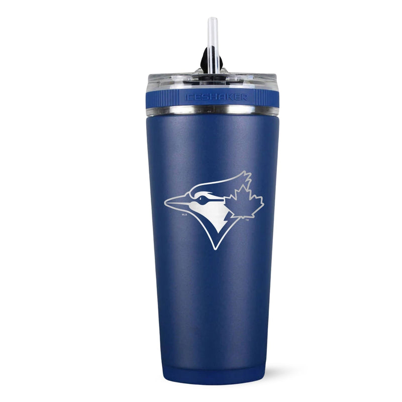 Load image into Gallery viewer, Ice Shaker - Officially Licensed Toronto Blue Jays 26oz Flex Bottle
