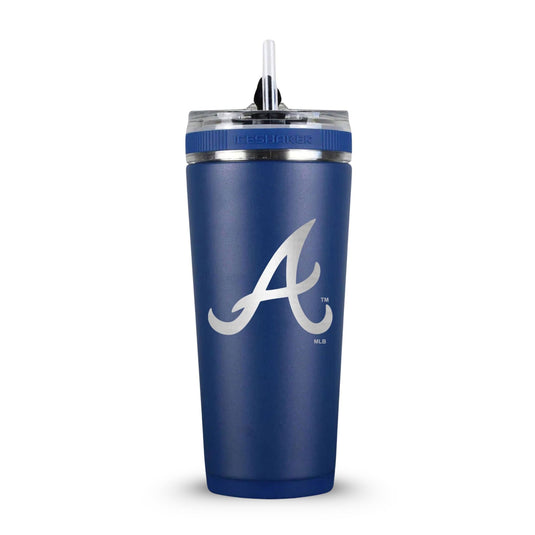 Ice Shaker - Officially Licensed Atlanta Braves 26oz Flex Bottle