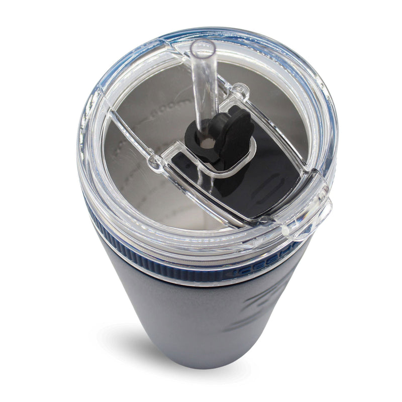 Load image into Gallery viewer, Ice Shaker - Officially Licensed Texas Rangers 26oz Flex Bottle - Navy
