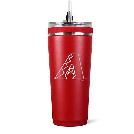 Ice Shaker - Officially Licensed Arizona Diamondbacks 26oz Flex Bottle