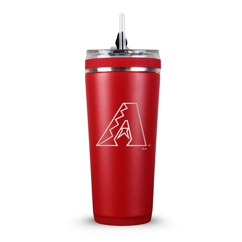 Load image into Gallery viewer, Ice Shaker - Officially Licensed Arizona Diamondbacks 26oz Flex Bottle
