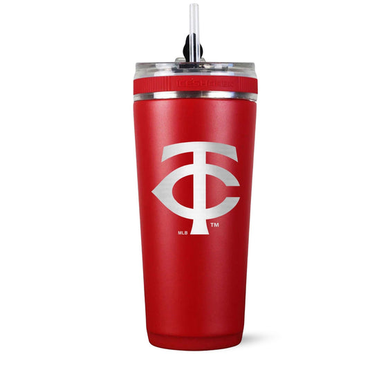 Ice Shaker - Officially Licensed Minnesota Twins 26oz Flex Bottle