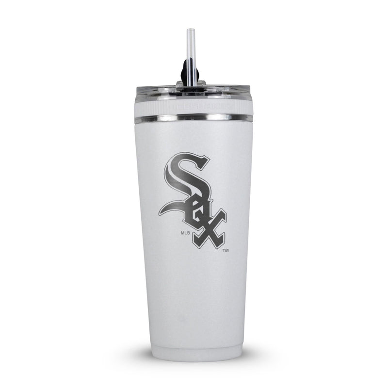 Load image into Gallery viewer, Ice Shaker - Officially Licensed Chicago White Sox 26oz Flex Bottle
