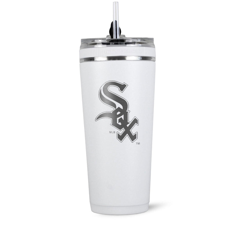 Load image into Gallery viewer, Ice Shaker - Officially Licensed Chicago White Sox 26oz Flex Bottle
