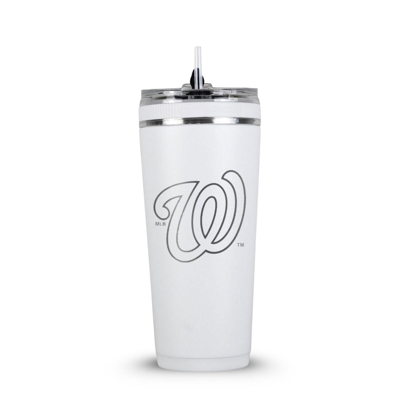 Load image into Gallery viewer, Ice Shaker - Officially Licensed Washington Nationals 26oz Flex Bottle
