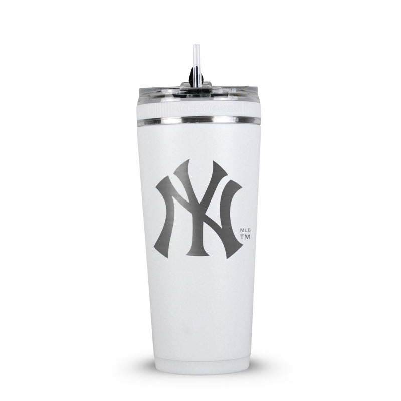 Load image into Gallery viewer, Ice Shaker - Officially Licensed New York Yankees 26oz Flex Bottle
