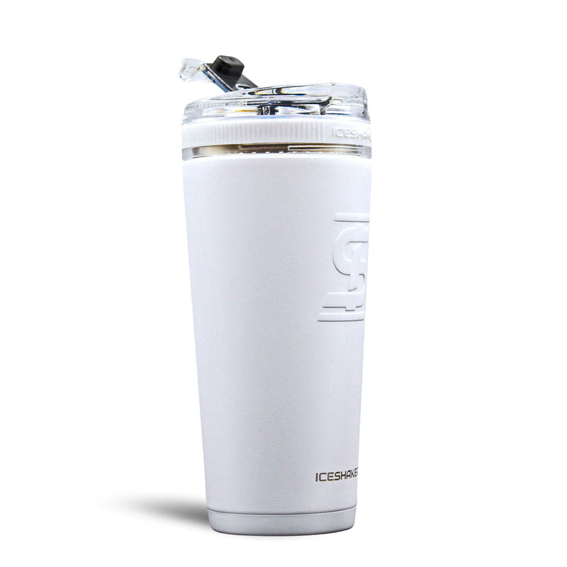 Load image into Gallery viewer, Ice Shaker - Officially Licensed Pittsburgh Steelers 26oz Flex Bottle - White
