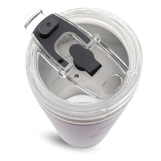 Ice Shaker - Officially Licensed Pittsburgh Steelers 26oz Flex Bottle - White