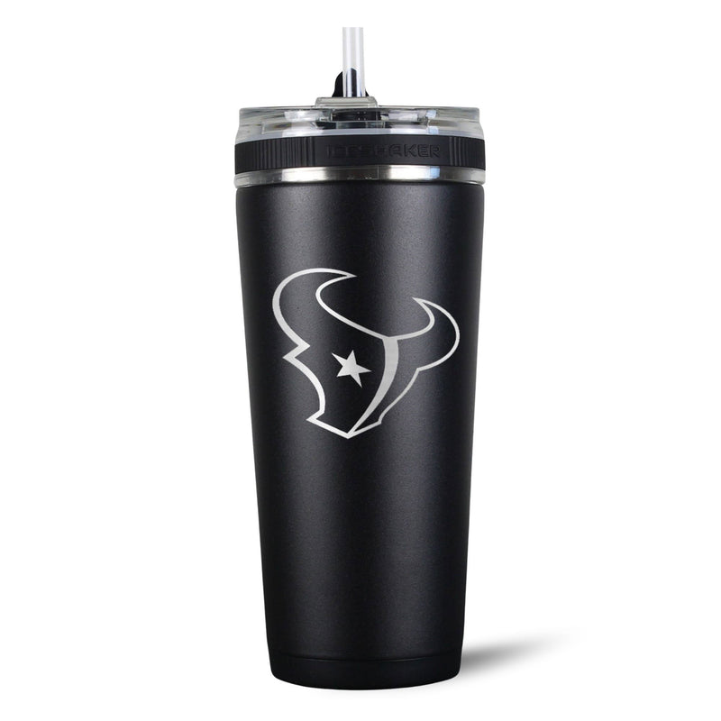 Load image into Gallery viewer, Ice Shaker - Officially Licensed Houston Texans 26oz Flex Bottle
