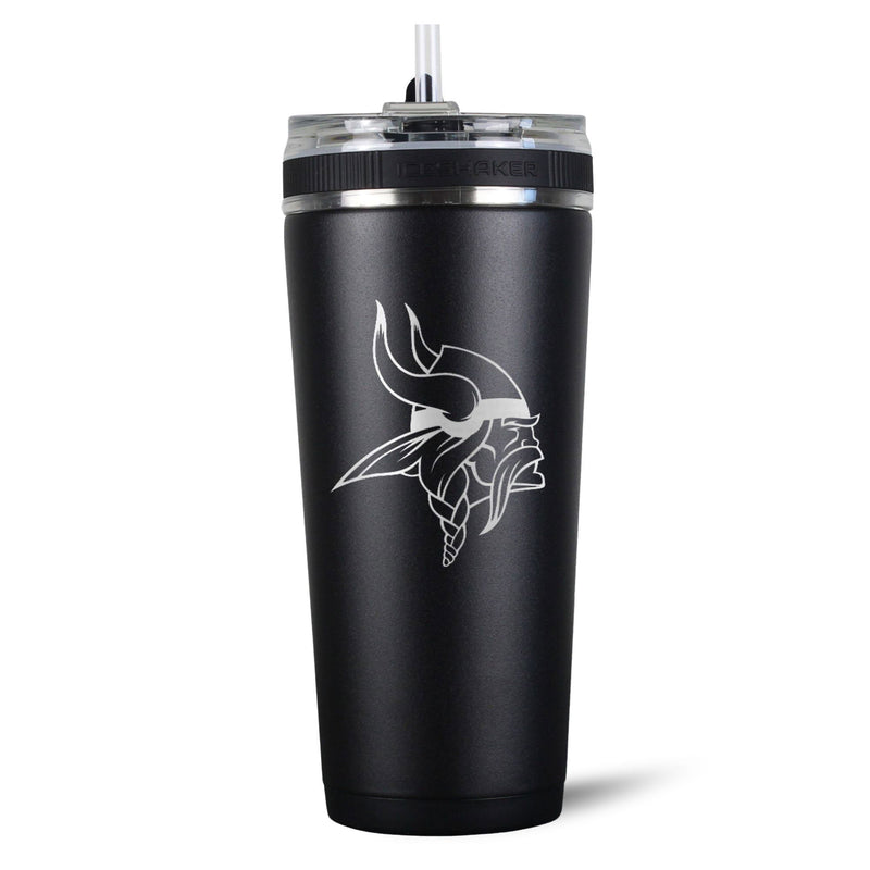 Load image into Gallery viewer, Ice Shaker - Officially Licensed Minnesota Vikings 26oz Flex Bottle
