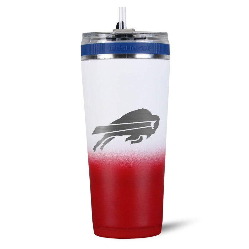 Load image into Gallery viewer, Ice Shaker - Officially Licensed Buffalo Bills 26oz Flex Bottle
