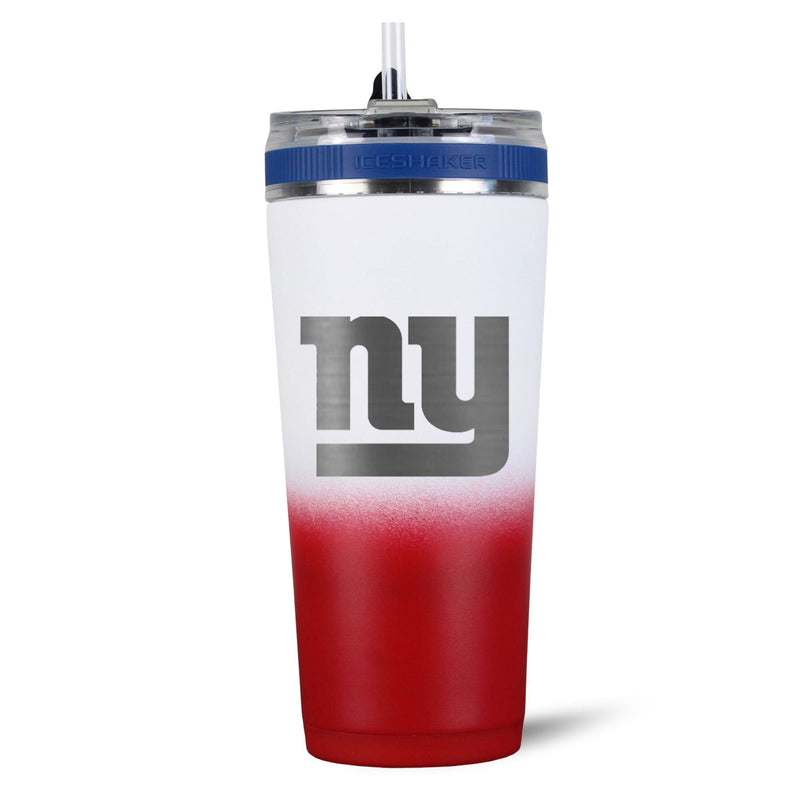 Load image into Gallery viewer, Ice Shaker - Officially Licensed New York Giants 26oz Flex Bottle
