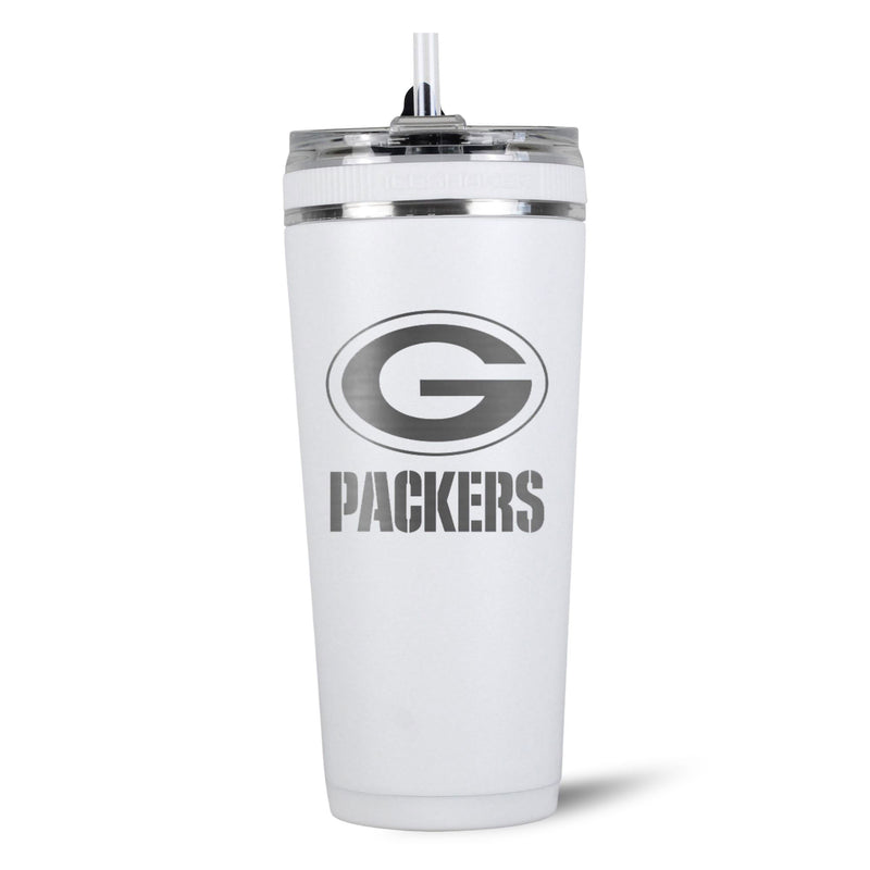 Load image into Gallery viewer, Ice Shaker - Officially Licensed Green Bay Packers 26oz Flex Bottle
