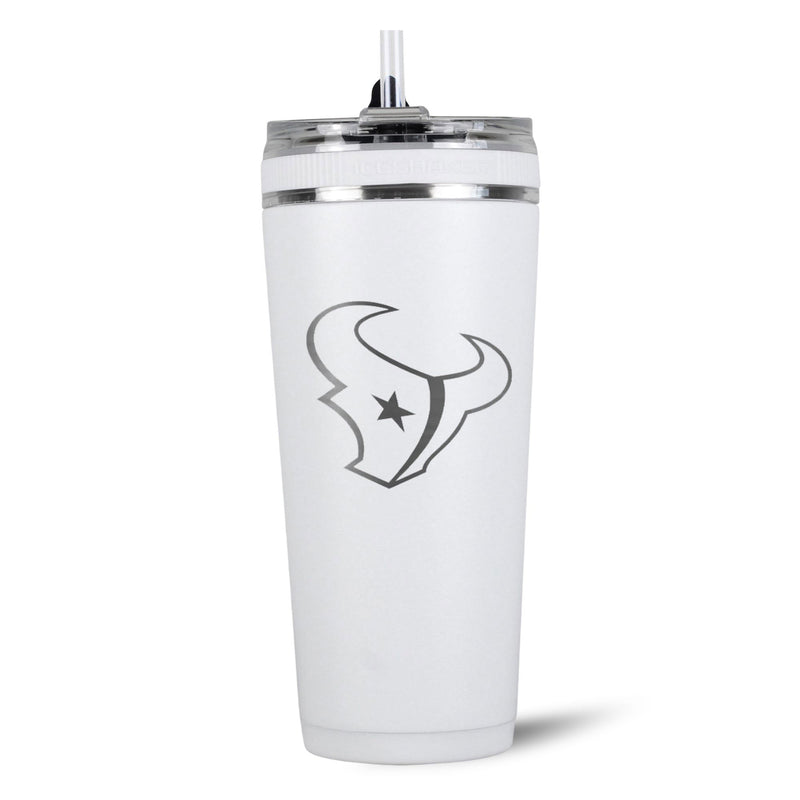 Load image into Gallery viewer, Ice Shaker - Officially Licensed Houston Texans 26oz Flex Bottle
