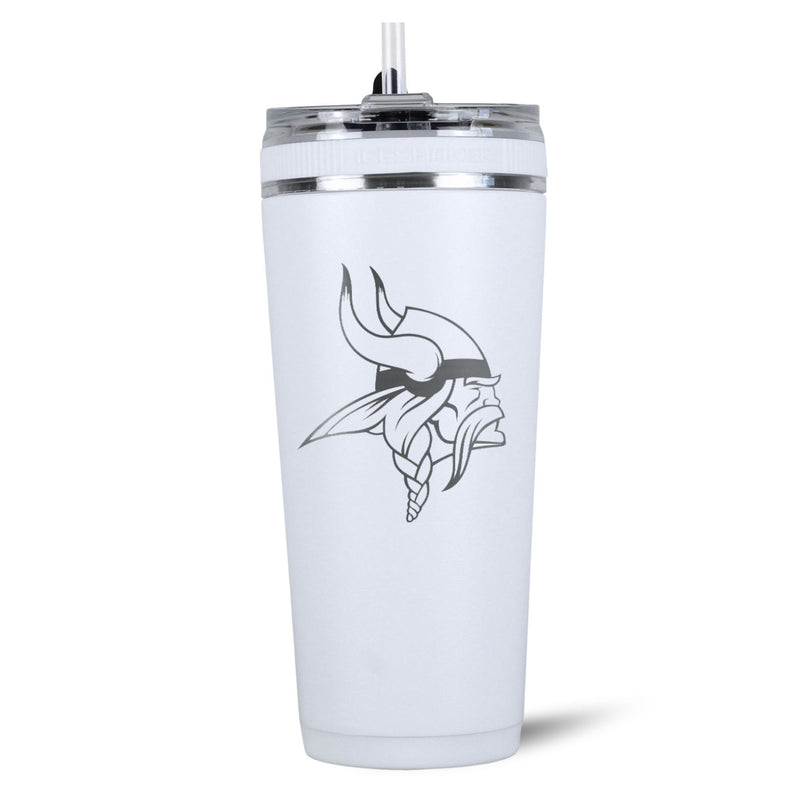 Load image into Gallery viewer, Ice Shaker - Officially Licensed Minnesota Vikings 26oz Flex Bottle
