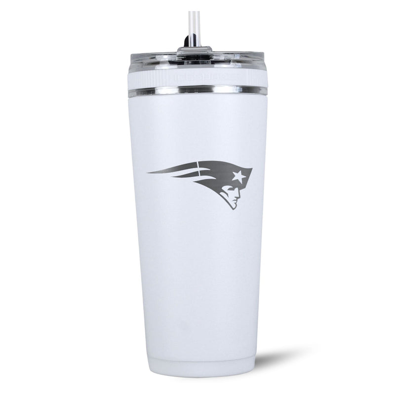 Load image into Gallery viewer, Ice Shaker - Officially Licensed New England Patriots 26oz Flex Bottle
