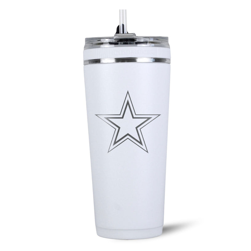 Load image into Gallery viewer, Ice Shaker - Officially Licensed Dallas Cowboys 26oz Flex Bottle
