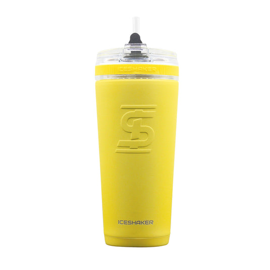 Ice Shaker - Officially Licensed Pittsburgh Pirates 26oz Flex Bottle - Yellow